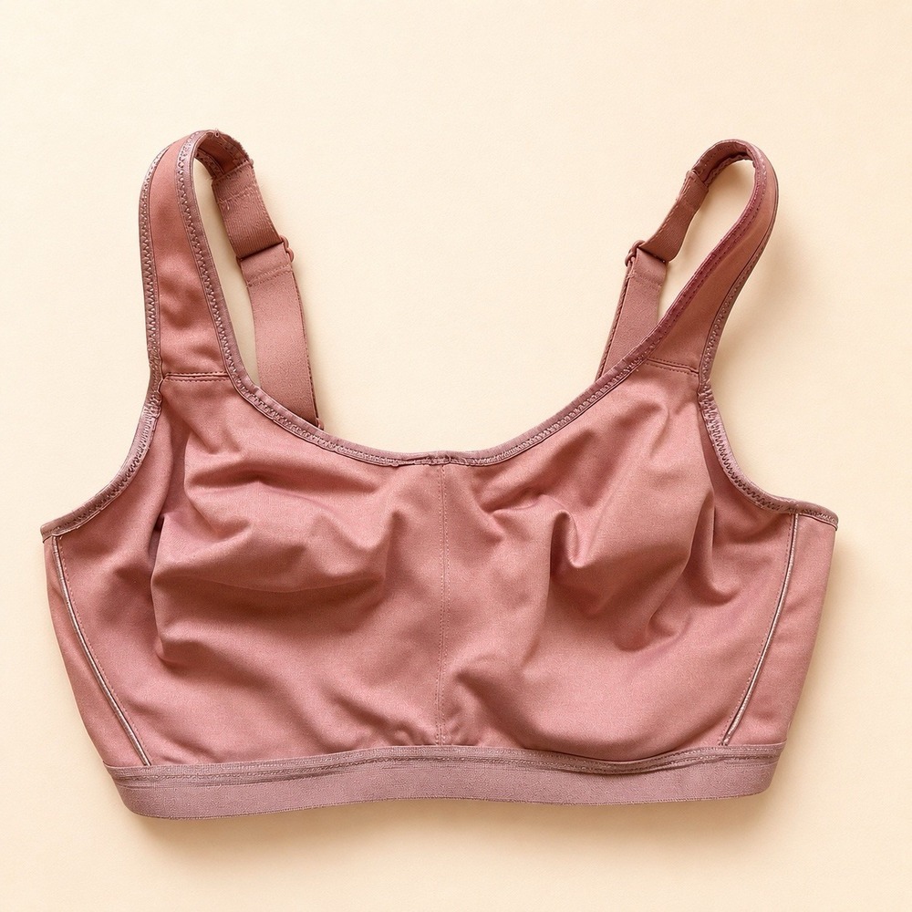 Wacoal Sport Underwire Sports Bra 32DDD Pink Mesh Solid 855229